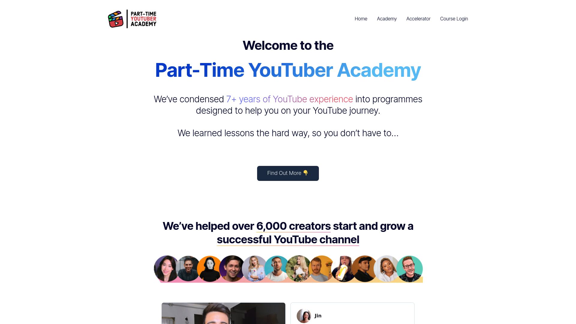 image of Part-Time YouTuber Academy