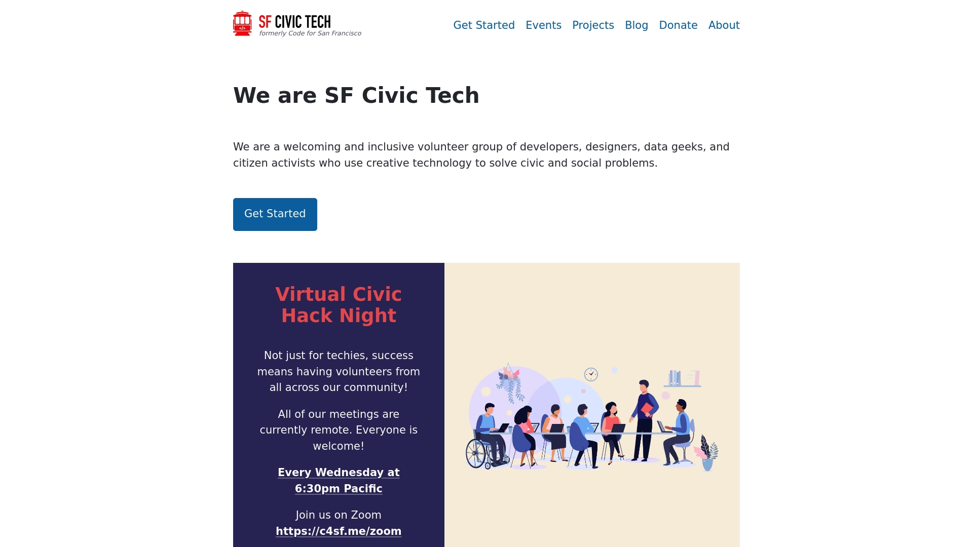 Home | SF Civic Tech image